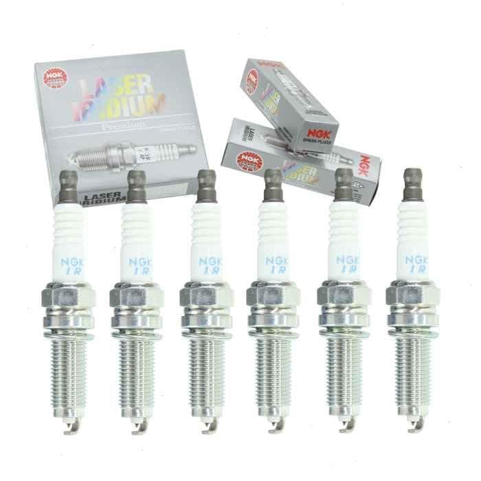 6 pc NGK Laser Iridium Spark Plugs compatible with Jeep Grand Cherokee 36L V6 20162020