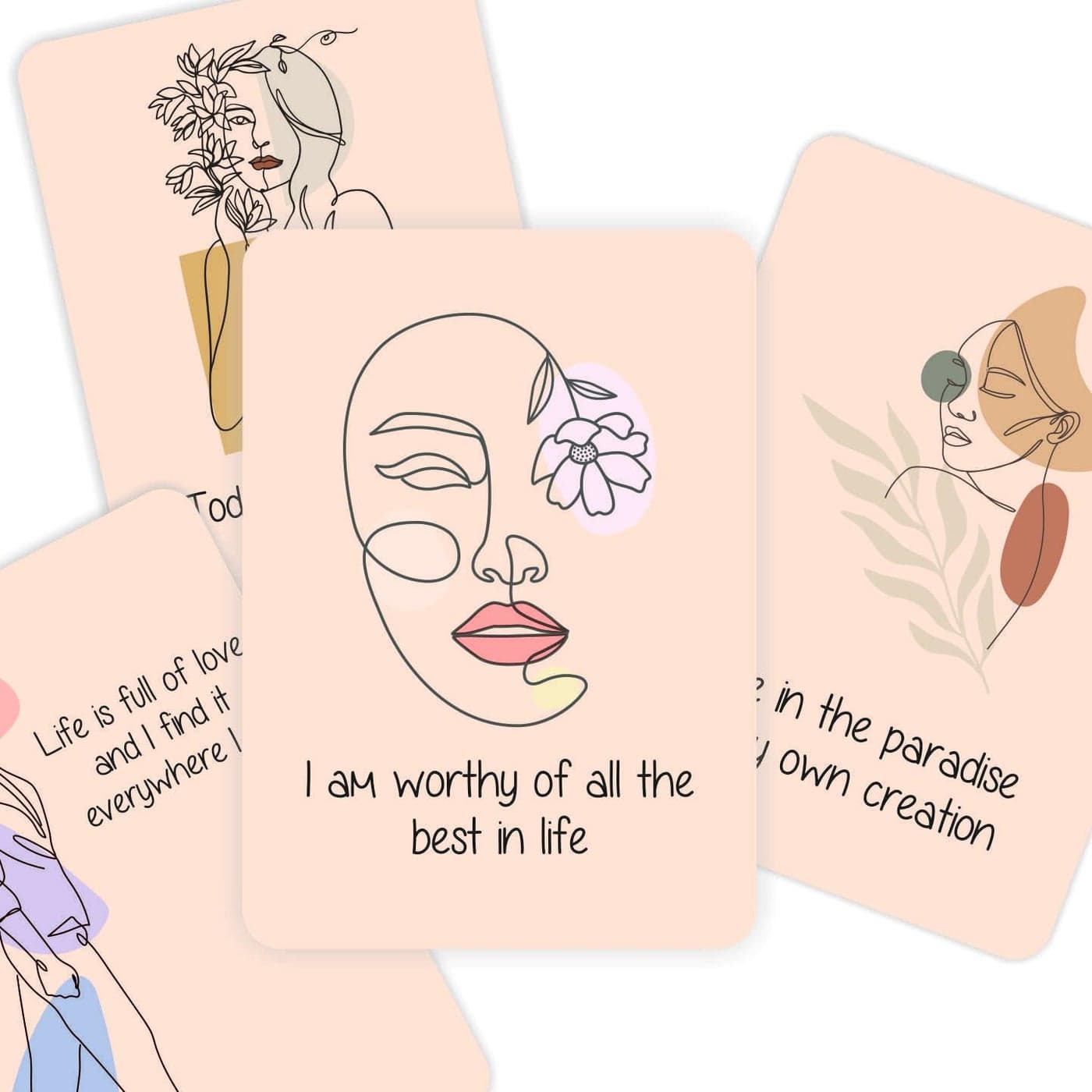 SVM CRAFT Affirmation Cards Motivational Cards for Womens
