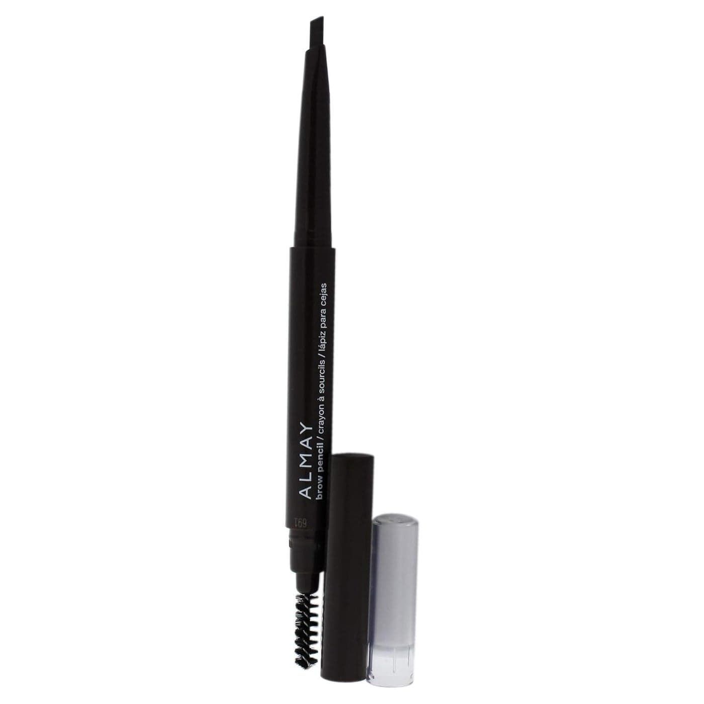Almay Eyebrow Pencil with Spoolie Brush Easy to Achieve Brows Hypoallergenic 802 Brunette