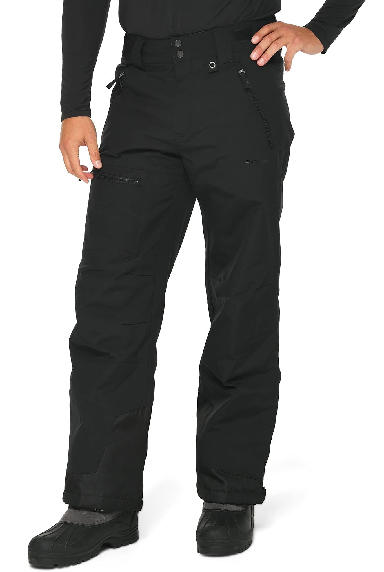 Arctix Mens Mountain Insulated Ski Pants Black Small30 Inseam 2500