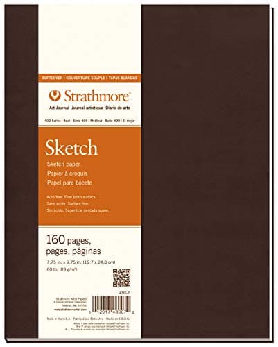Strathmore 4807 Softcover Art Journal 775 x 975 White160 Pages