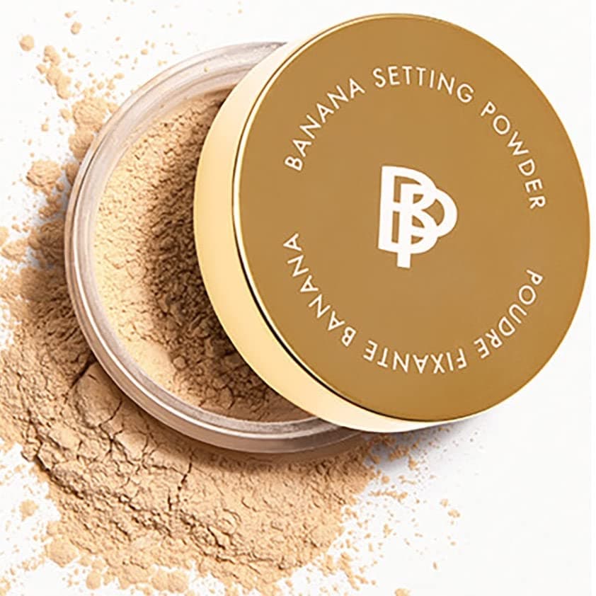Bellapierre XL Banana Setting Powder Lightweight ColorCorrecting Powder with All Day Makeup Protection Eliminates Blotchiness and Dark UnderEye Circles TalcFree Matte Tint Original 1 Oz