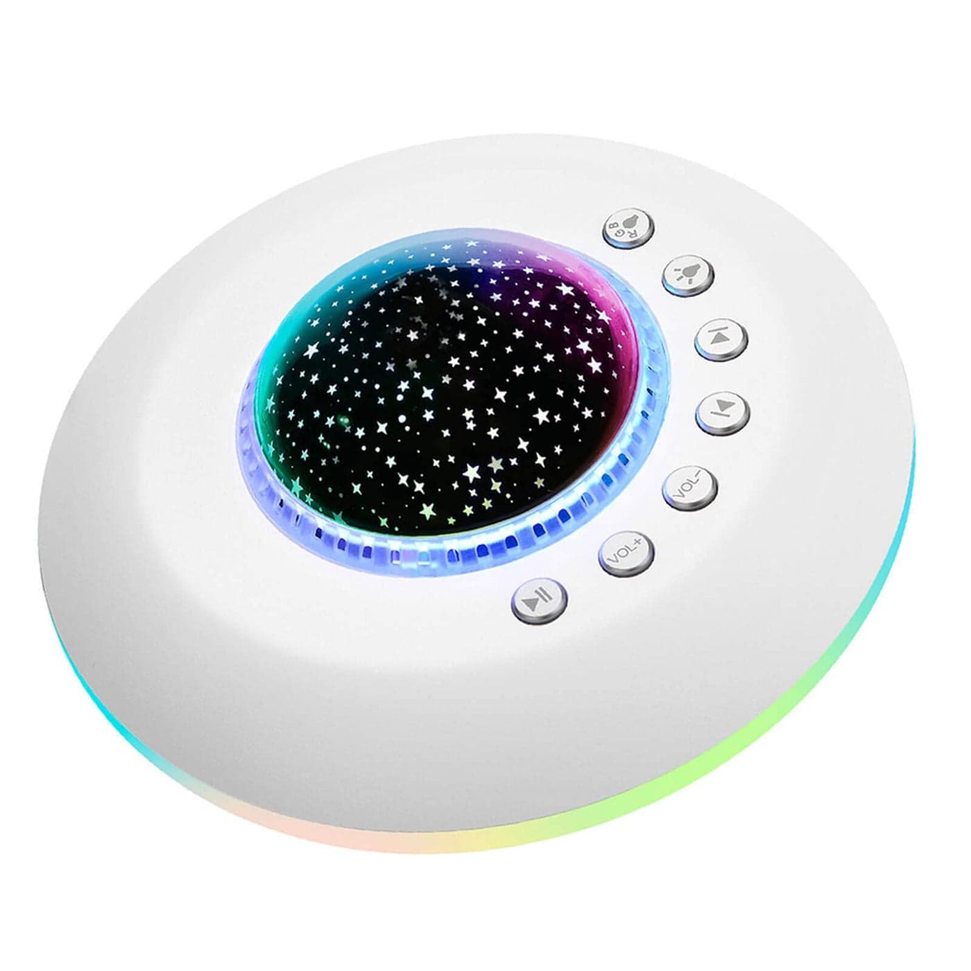 FamiSym White Noise Machine for Kids Sound Machine Baby with 7 Starry Ambient Night Light 28 Soothing Sounds Sleep Noise Machine Maker Ideal Gifts for Kids Adults Bedside Travel Nursery
