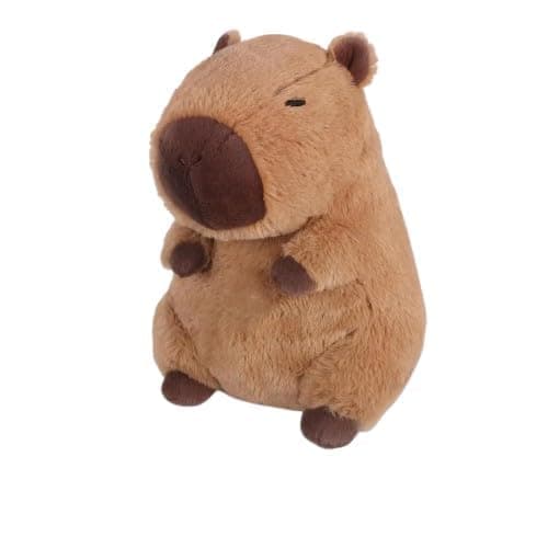 Tinytotem Capybara Soft Toy for Baby Girl Small Teddy Bear Plush Toys Kids Cuddly Capy bara Stuffed Animal plushie & Huggable Gifts Toys Toddlers Boys & Girls 30cm