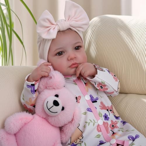 BABESIDE Reborn Baby Dolls - 20-inch Cute Soft Vinyl Realistic Baby Doll Real Life Baby Dolls with Complete Accessories Perfect for Cuddling, Playtime, and Gift Giving