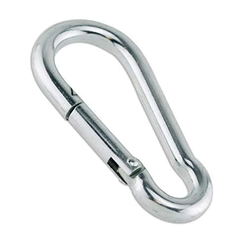 Serveuttam Stainless Steel Snap Hook � Heavy Duty Safety Lock Cable Attachment | SnapHooks for Weight-Lifting, Mountain Climbing, Gym and Home | M80x8 Metal Carabiner for Everyday Use (M10x100, 6pc)