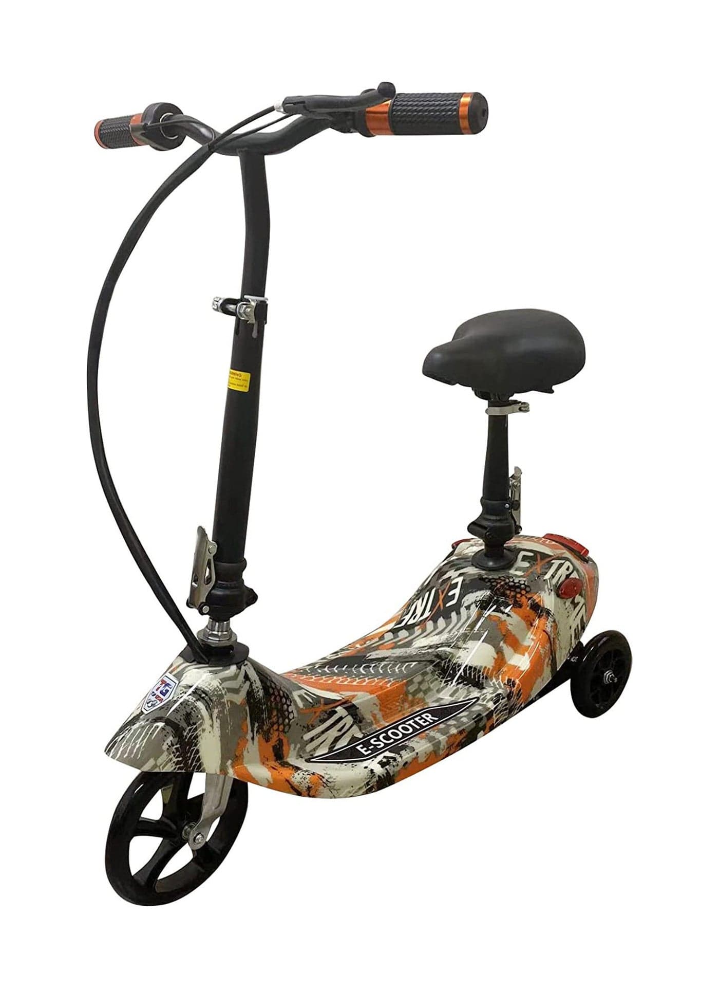 Gear Adult Electric Scooter Tg 25 250W Brushless Motor Max Speed 6-8Km/H Drive 200X50Pu Wheel Folding Commuting Scooter 24V 5Ah Orange