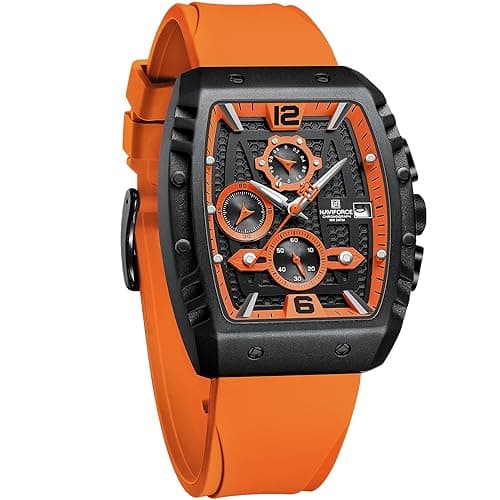 NAVIFORCE Men Quartz Watch Auto Date Week Business Dress Analog Wrist Watches