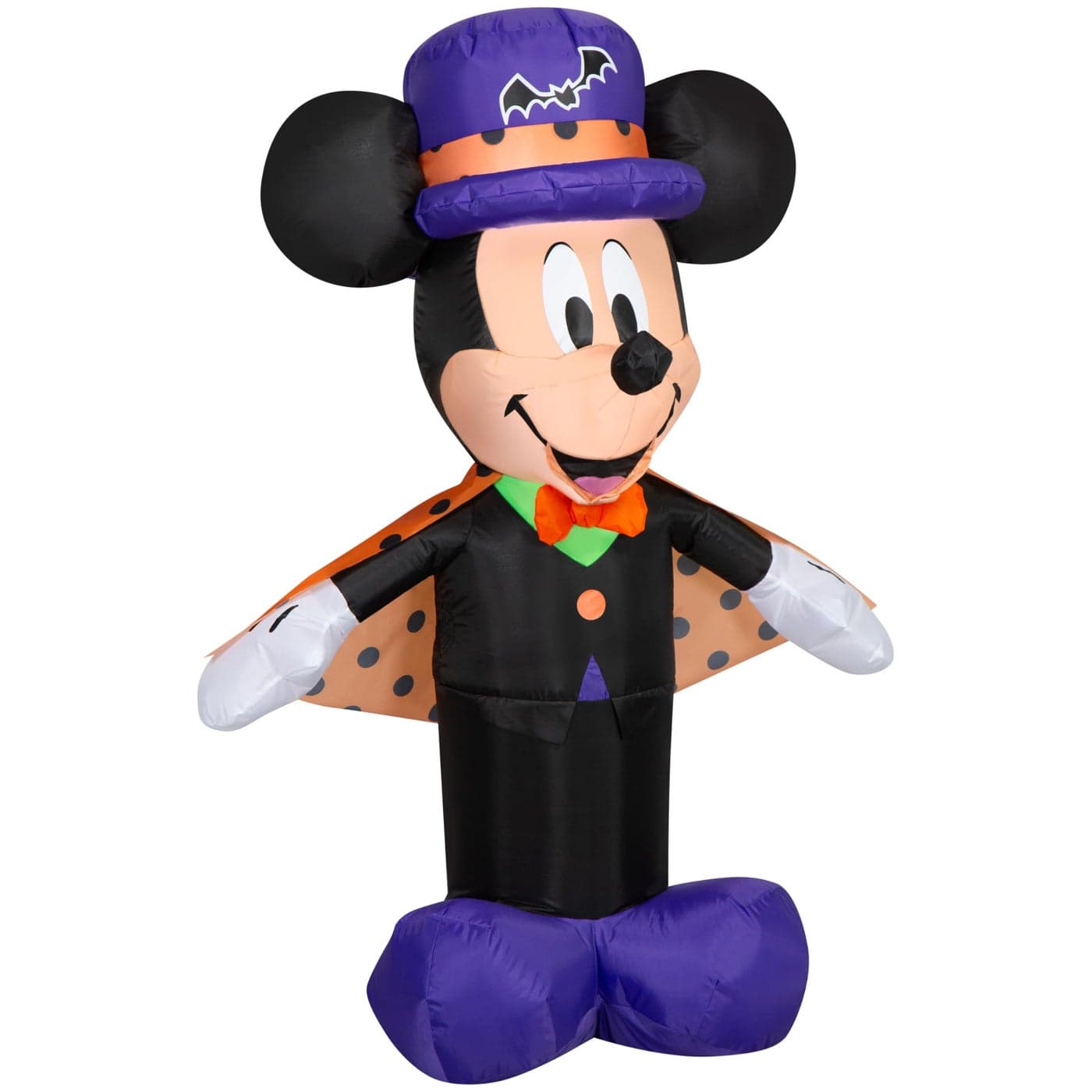 Gemmy 35 Ft Mickey Mouse Polka Dot Bat Costume Halloween Airblown Inflatable Disney Halloween Decor
