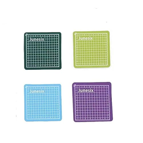 4Pieces Mini Cutting Pad Self Healing Craft Mat Small Sewing Cutting Mat NonSlip Mini Cut Board for Scrapbooking Quilting Sewing Accessories