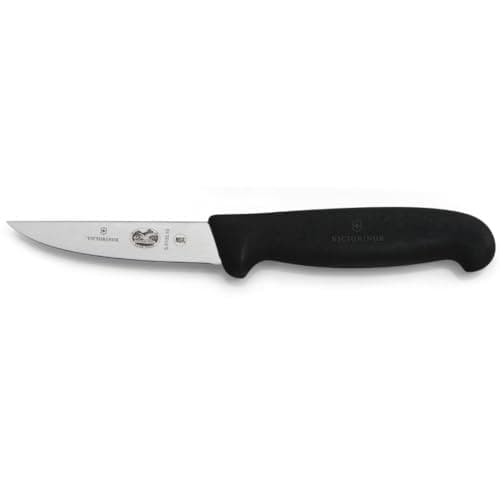 Victorinox Fibrox 4-Inch Paring Knife with Straight Edge and Black Handle