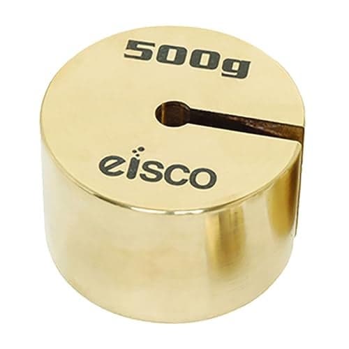 Eisco Labs Brass 500 gram Slotted Weight (Spare/Replacement)