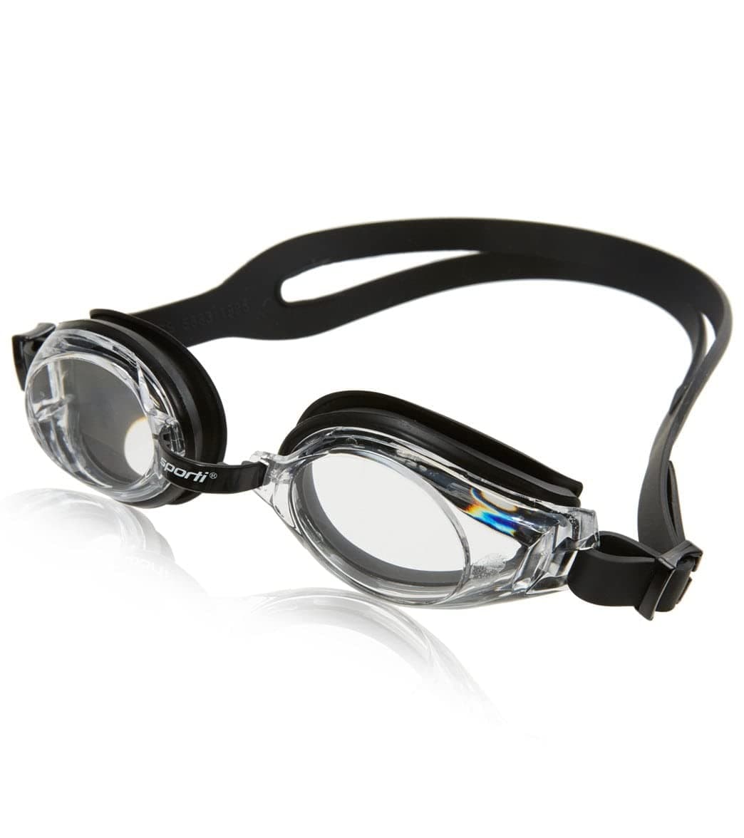 Sporti Antifog Positive Optical Goggle Clear LensBlack Frame Positive 40