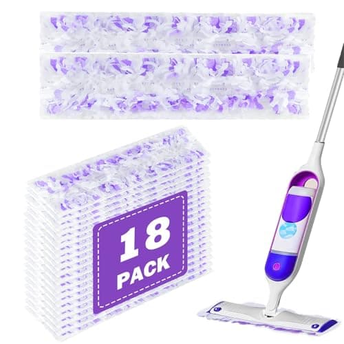 Power Mop Pads Refills for Swiffer PowerMop Multi-Surface Mopping Pad Disposable Replacement Mop Pads Compatible with Swiffer PowerMop,Safe on All Finished Floors,18 Count.