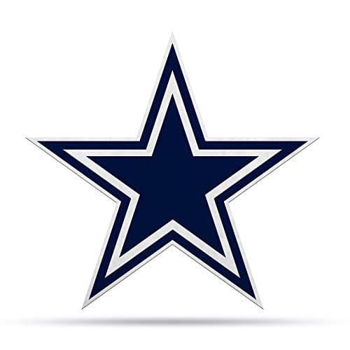 Rico Industries NFL Football Dallas Cowboys Primary Shape Cut Pennant Home and Living Room Dcor Soft Felt EZ to Hang