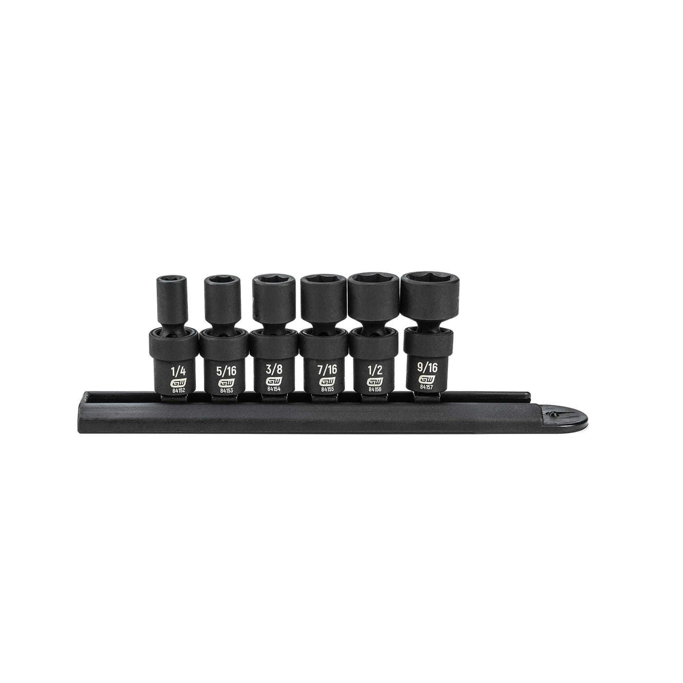 GEARWRENCH 6 Pc 14 Drive 6 Pt Standard Universal Impact Socket Set SAE 84904