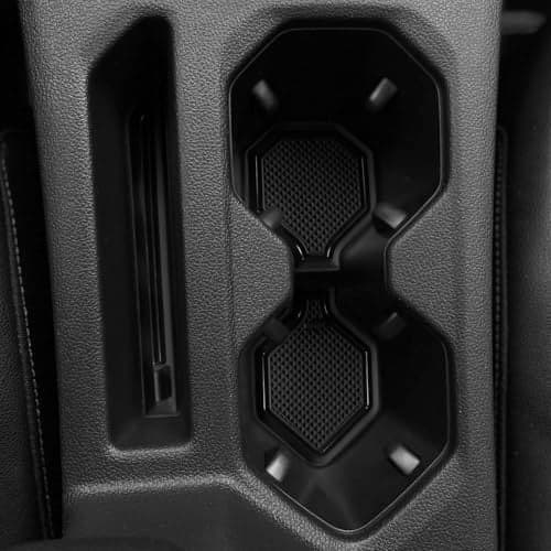 for Jetta Accessories 2026 2025 20242019 Cup Holder Protector Inserts Liners Mat Pad Anti Dust Coasters NonSlip Mat Car Interior Decoration Black Trim4pcsSet
