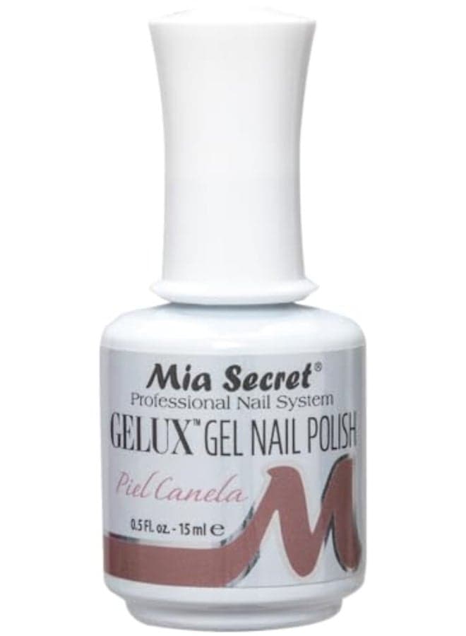 Mia Secret Gelux Soakoff gel nail polish color Piel Canela Gel polish cured with nail lamp Esmaltes para uas en gel de larga duracin para lampara uv