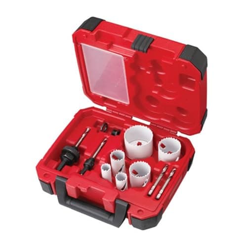 Milwaukee 49-22-4095 10-pc Electricians Hole Dozer Hole Saw Kit