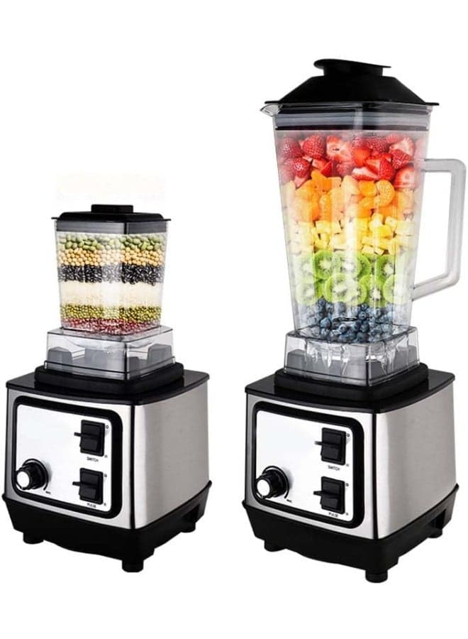 Olympia OE-5587 2 In 1 Blender Powerful 8500W Motor With Smoothie Jar And Dry Grinder