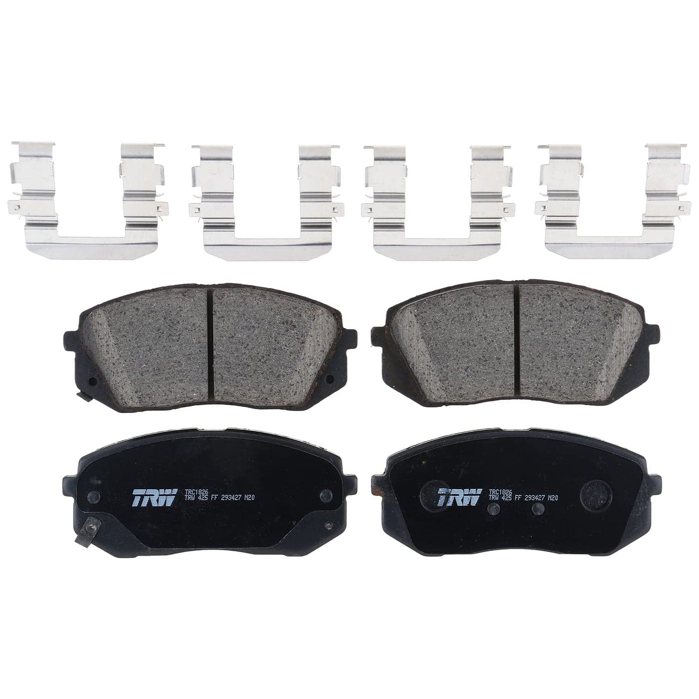 TRW Pro TRC1826 Disc Brake Pad Set For Hyundai Sonata 20162019 Front And Other Applications