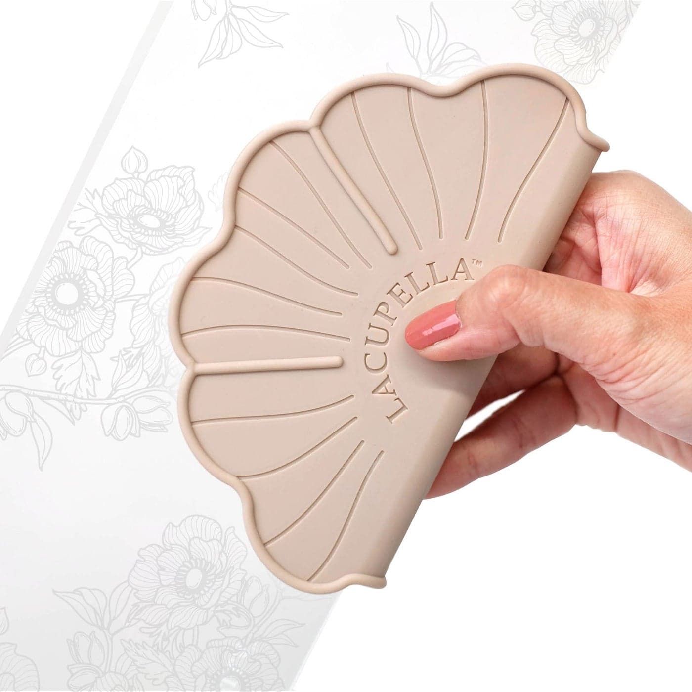 Lacupella Cake Decorating Comb Scraper Shaper For Buttercream Icing and Ganache 12 Tall Set of 3 Patterns Comb Silicone Grip
