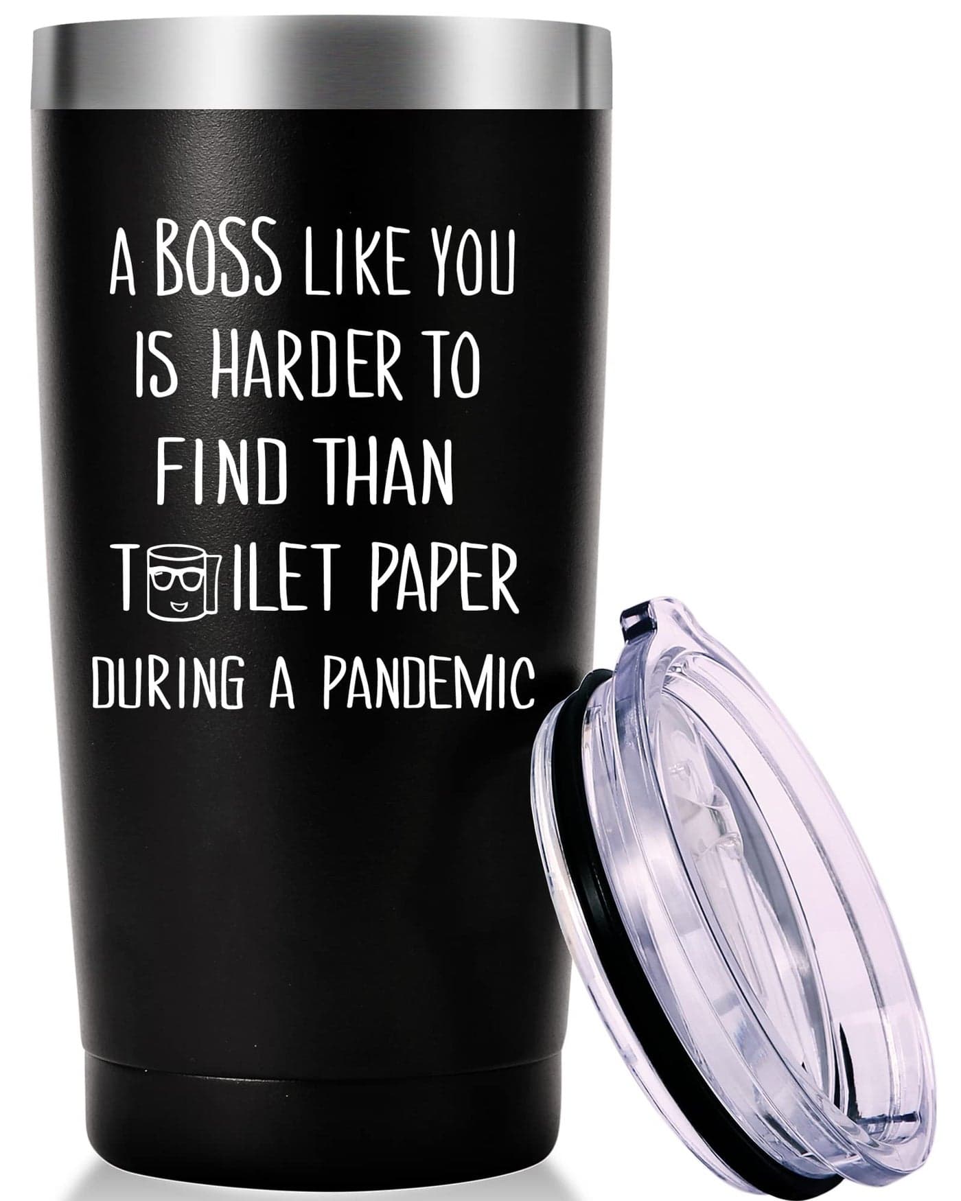 A Boss Like You is Harder To Find Travel Mug Tumbler.Funny Boss Day,Office Gifts.Moving Appreciation Retirement Birthday Christmas Gifts For Men Women boss From Employees(20oz Black)