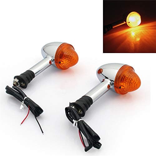 YIBO Motorcycle Amber Turn Signal Blinker Indicator For Bonneville 01-09 T100 02-12 Bonneville SE 09-13 Front or Rear