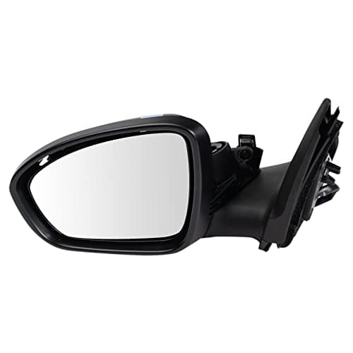 TRQ Driver Side Mirror Power Heated Paint to Match Textured Black Compatible with 20202021 Nissan Sentra SR SV NI1320327