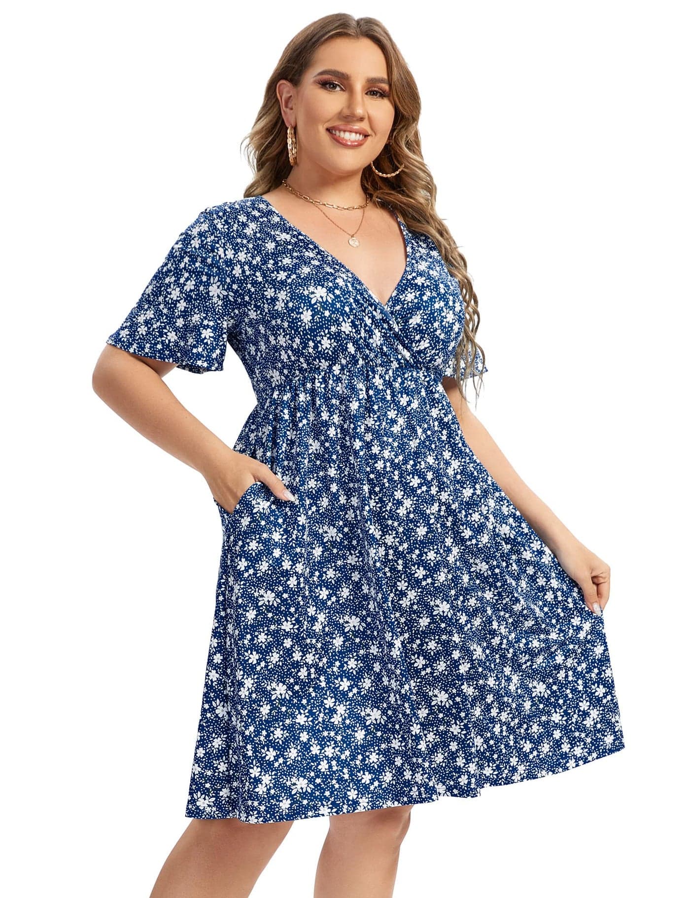 AMZ PLUS Women's Casual, bluef