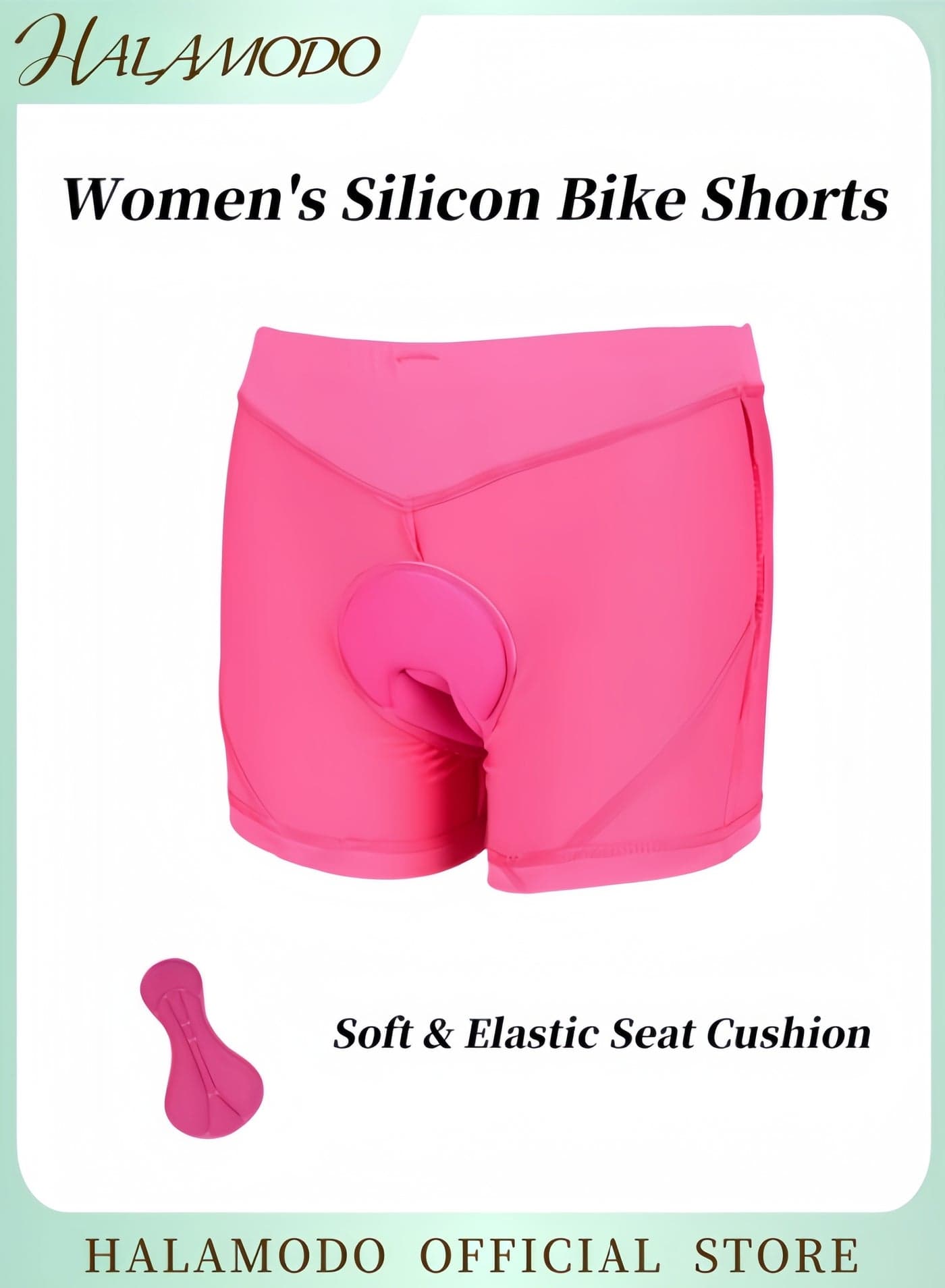 Women's Silicon Bike Shorts Comfortable Cycling Underwear Padded Bike Shorts Lightweight Bicycle Biking Undershorts Breathable Ergonomic Design