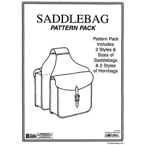 Tandy Leather Saddle Bag Pattern Pack 603000