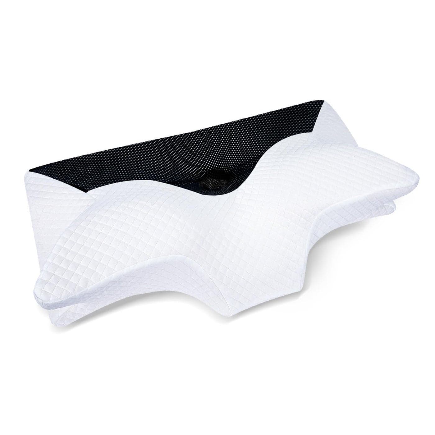 HOMCA Cervical Pillow Memory Foam Pillows Contour Memory Foam Pillow for Neck Pain Relief Orthopedic Neck Bed Pillow for Side Sleepers Back and Stomach
