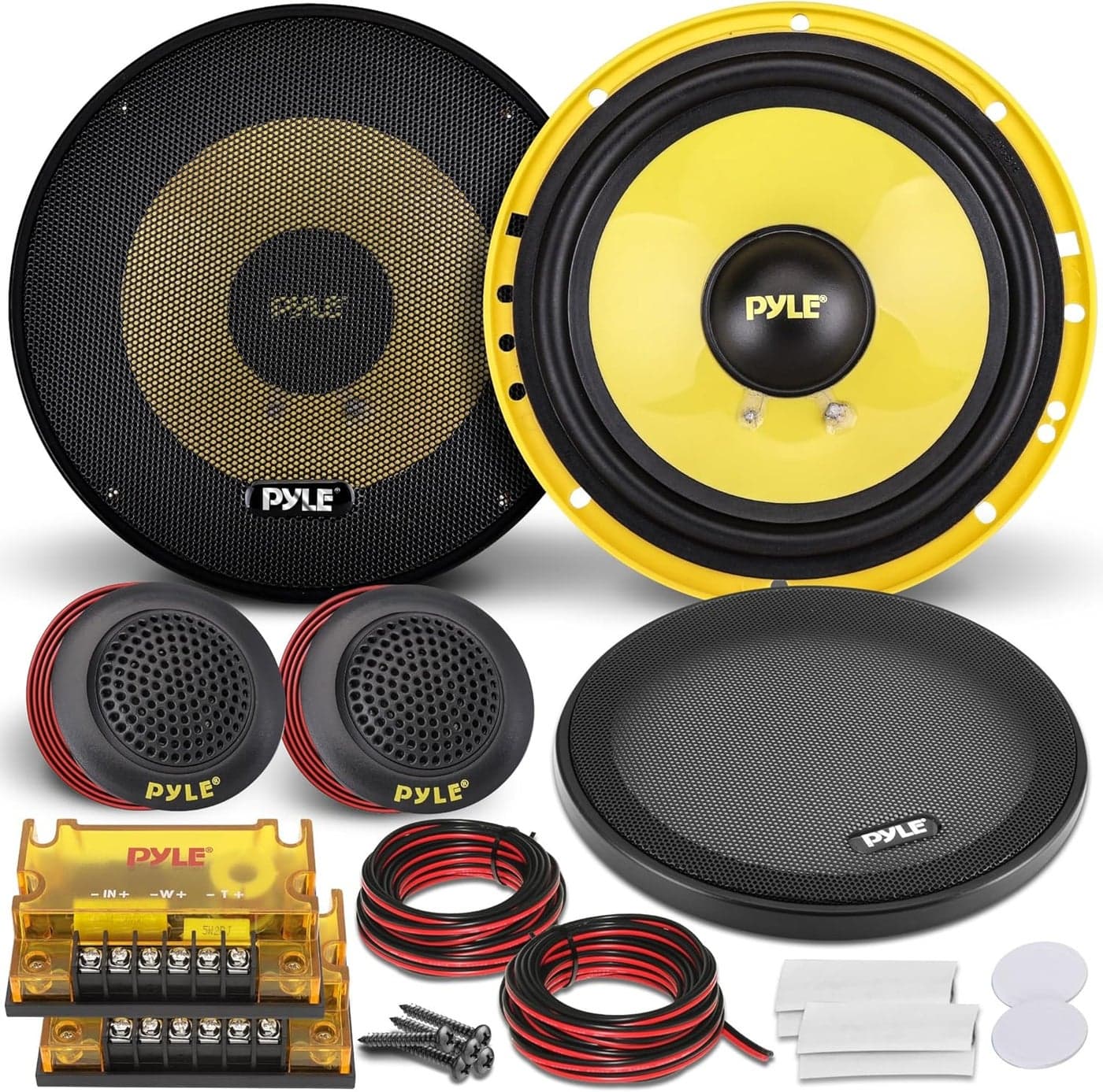 Pyle 2-Way Custom Component Speaker System 6.5"
