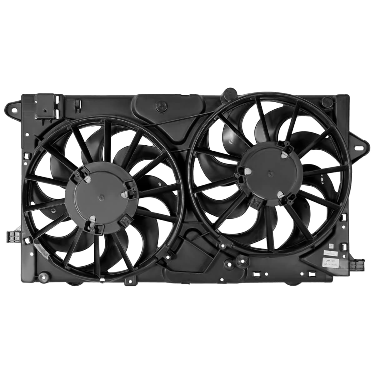 DNA MOTORING OEMRF0126 Dual Radiator AC Condenser Fan Assembly with Shroud Compatible with 1417 Impala 24L 36L 1314 Malibu 24L