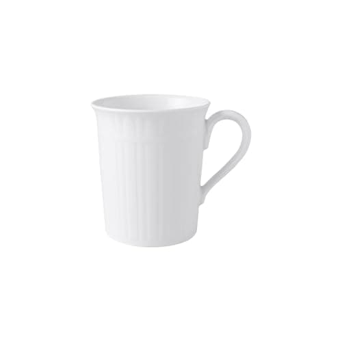 Villeroy & Boch Cellini Mug, 10 oz, Premium Porcelain, White