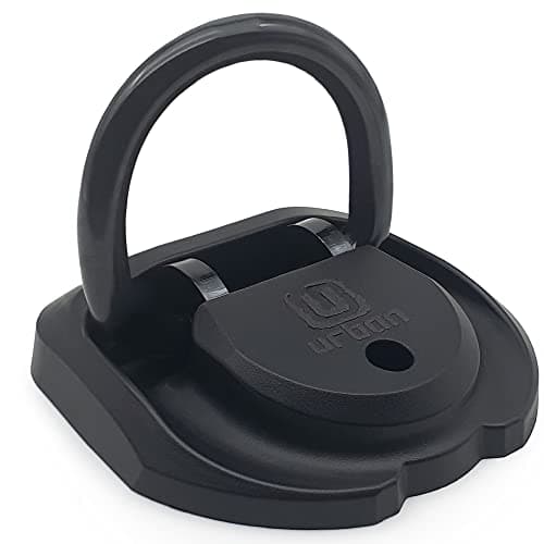 urban UR55 Highest Tested Security Anchor for Motorcycle, Foldable ø14 Hardened Steel Ring, 4 Expansion Bolts, Anti-Theft Wall Ground Dloor Fixing for Garage, Trailer, Scooter, Bicycle Parking