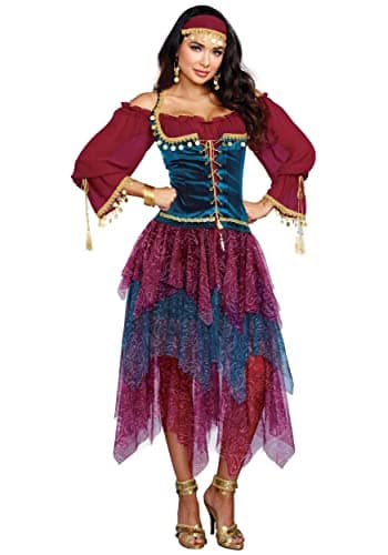 Dreamgirl womens Gypsy Adult Sized Costume Multi Small US