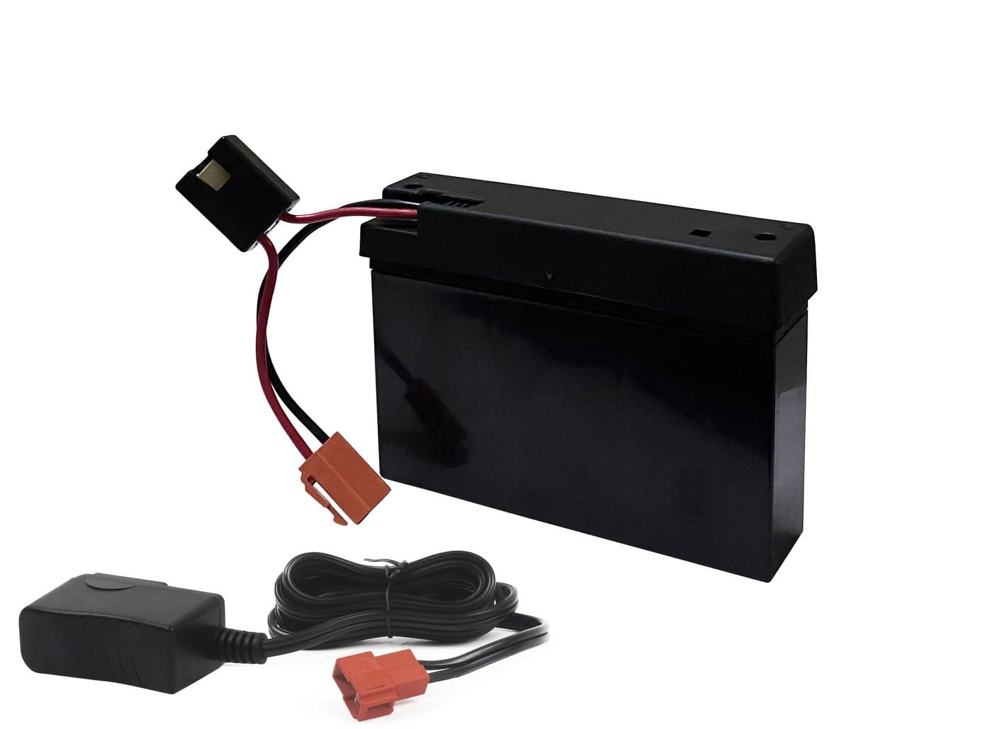 6V 7Ah Battery and Charger Combo Set for Rollplay VW Bus Ford Mustang GMC Yukon Denali Fire Rescue Chevy Tahoe Police SUV Child Ride On Car X