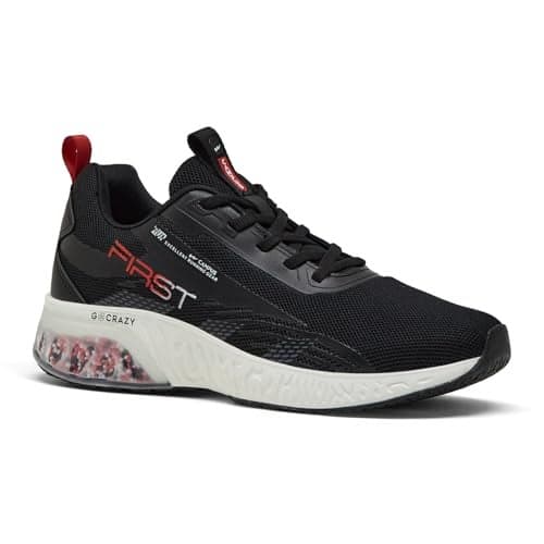 Campus Men's First Running Shoes BLK/RED - 9UK/India