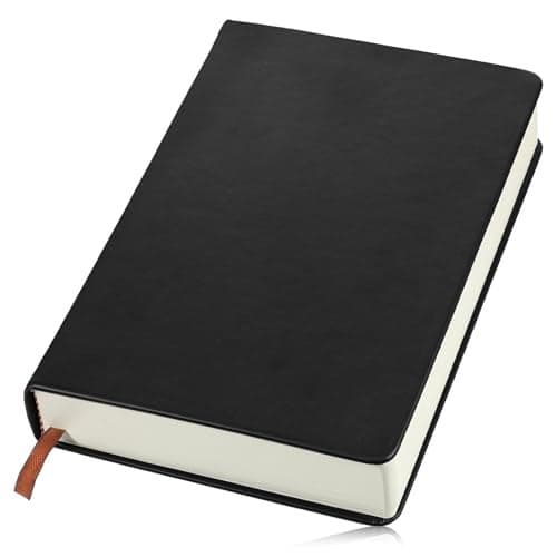 Thick A5 Sketchbook Notebook 660 Pages Blank Thick Smooth Notebook Soft Faux Leather Cover Journal for Ink Water Color Pen Pencils 80GSM 57 x 85