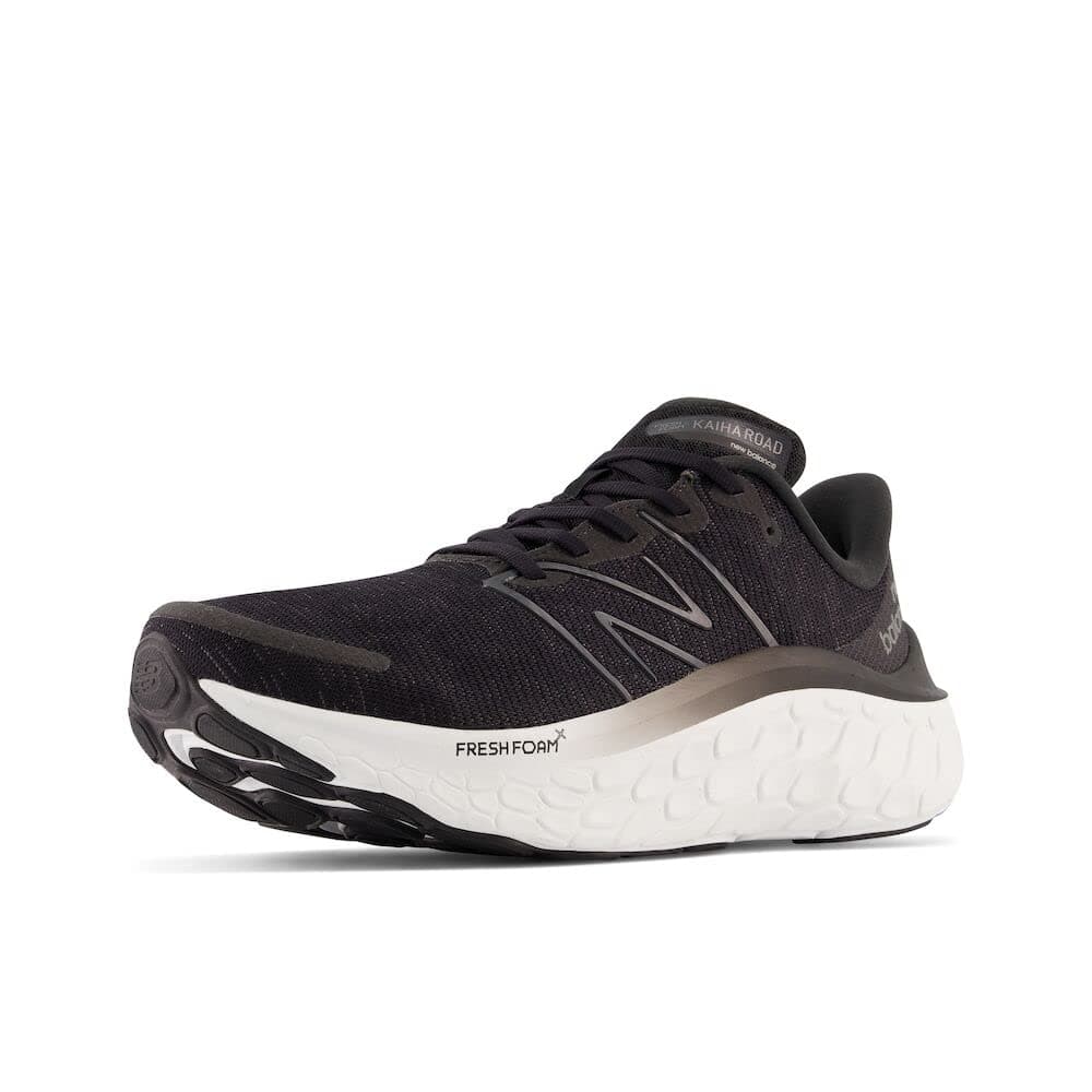 New Balance Mens Fresh Foam X Kaiha Road V1 Running Shoe BlackPhantomDark Silver Metallic 8 M