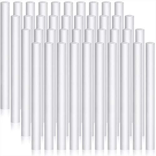 40 Pieces Humidifier Filter Cotton Refill Travel Mini Humidifier Filters Sticks Car Filters Replacement Parts for Portable Personal USB Powered Smart H20 in Office Bedroom(5.9 Inch)