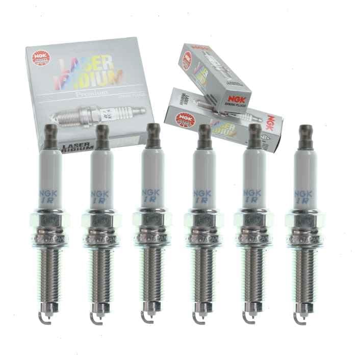 6 pc NGK Laser Iridium Spark Plugs compatible with Volkswagen Atlas 36L V6 20182019