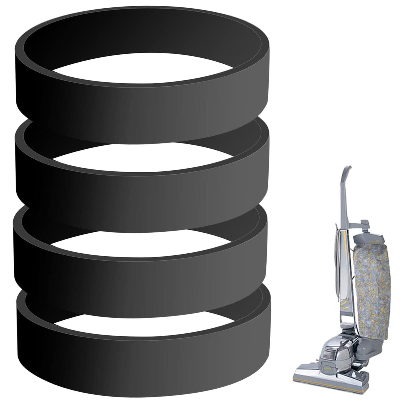 4 Pack Vacuum Belts Replacement for Kirby Vacuum Cleaner Replace Parts 301291 Fit for Kirby Vacuum Cleaner Models G3 G4 G5 G6 G7 Series