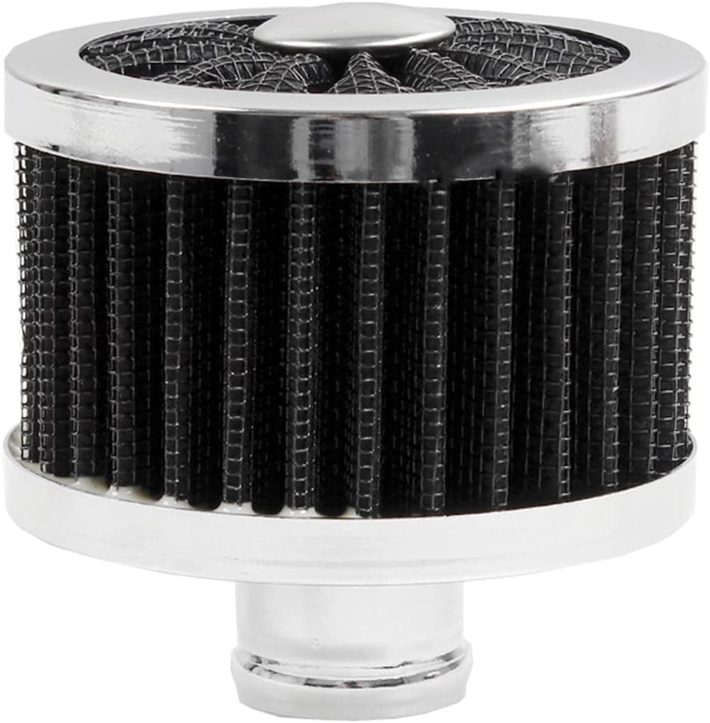 MUGE RACING 23mm Universal Cold Air Intake Filter - High Flow Vent Valve Cover Breather Filter (Black)