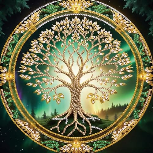 Stalente Diamond Painting Kits for Adults Tree of Life 5D Special Shape Diamond Art Kits for Beginners Crystal Rhinestones Diamond Painting for Home Wall Decoration Gift 1212inch
