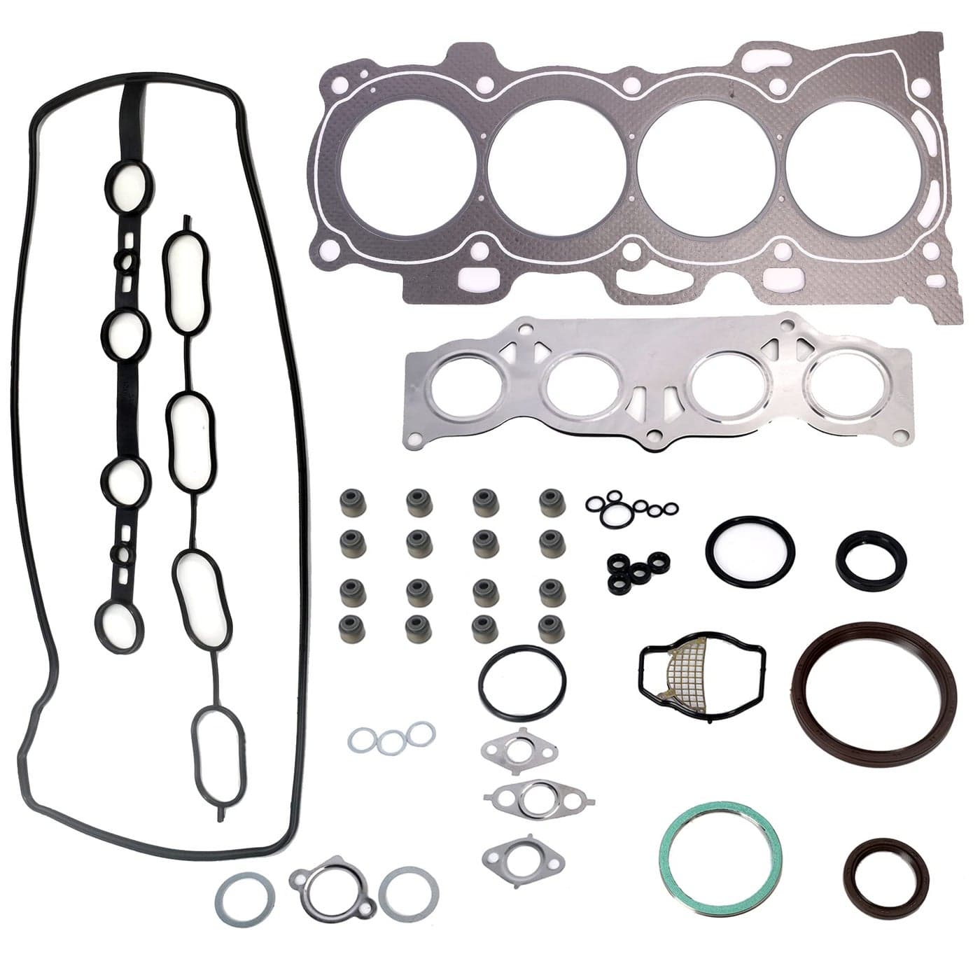 Wnaldc Replacement Graphite Fiber Head Gasket Sets Full Cylinder Engine Gasket Kit OEHS26232PT for 24L 16v DOHC 2AZFE Fit for Toyota CamryHighlanderRAV4Solara Scion TCxB Lexus HS250H