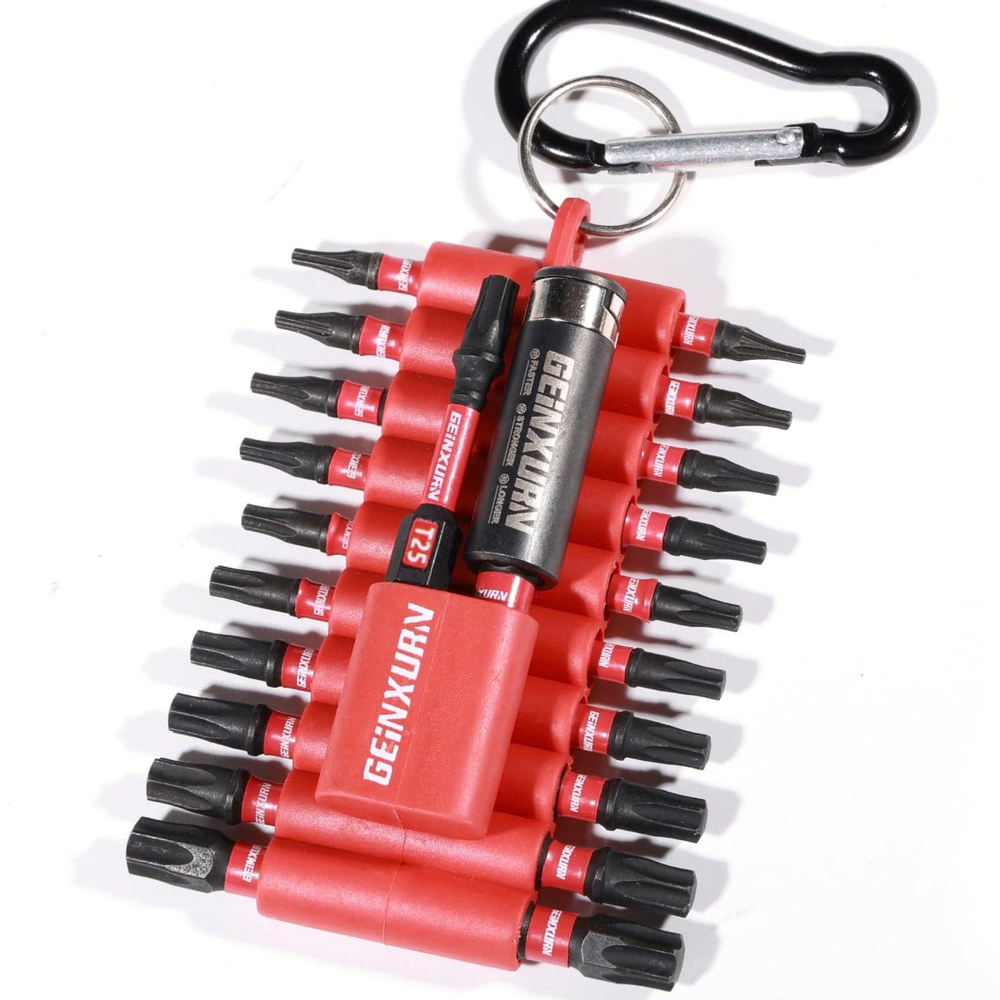 Geinxurn Impact Torx Screwdriver Bits Set22 Pcs 12 Magnetic T7T40 S2 Steel Multi Star Insert Power Bit and Bit Holder with Storage Organizer