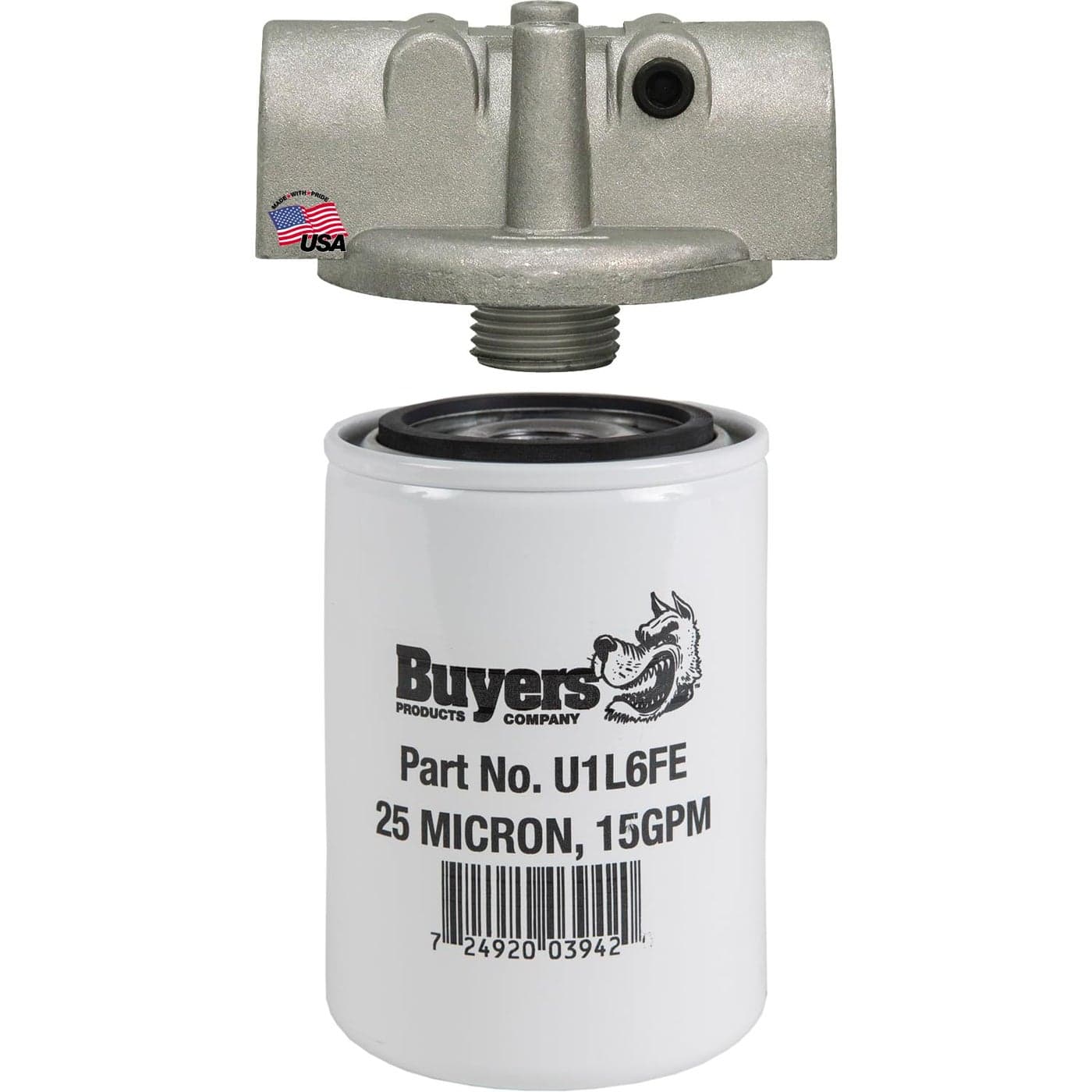Buyers Products HFA12525 Filter Assembly Filter Assy 25 Micr 25 Psi Byp